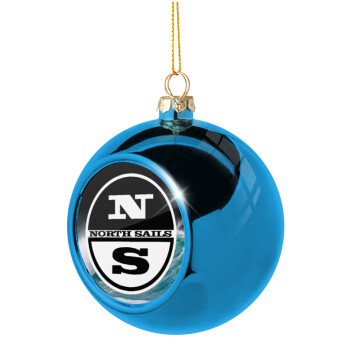 North Sails, Χριστουγεννιάτικη μπάλα δένδρου Μπλε 8cm