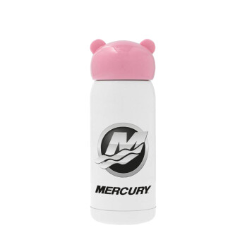 Mercury, Ροζ ανοξείδωτο παγούρι θερμό (Stainless steel), 320ml