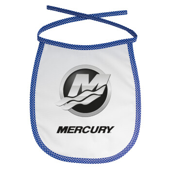 Mercury, Σαλιάρα μωρού αλέκιαστη με κορδόνι Μπλε