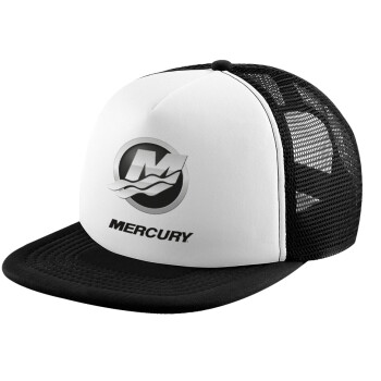 Mercury, Καπέλο Soft Trucker με Δίχτυ Black/White 