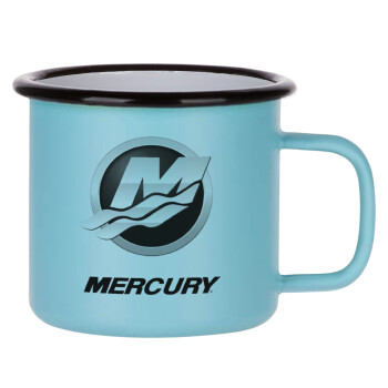 Mercury, Κούπα Μεταλλική εμαγιέ ΜΑΤ σιέλ 360ml