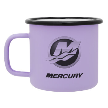 Mercury, Κούπα Μεταλλική εμαγιέ ΜΑΤ Light Pastel Purple 360ml