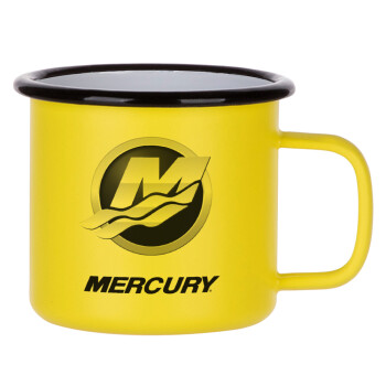 Mercury, Κούπα Μεταλλική εμαγιέ ΜΑΤ Κίτρινη 360ml