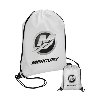 Mercury, Τσάντα πουγκί με μαύρα κορδόνια 45χ35cm (1 τεμάχιο)