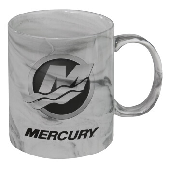 Mercury, Mug ceramic marble style, 330ml