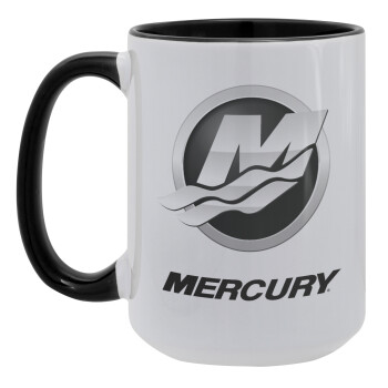 Mercury, Κούπα Mega 15oz, κεραμική Μαύρη, 450ml