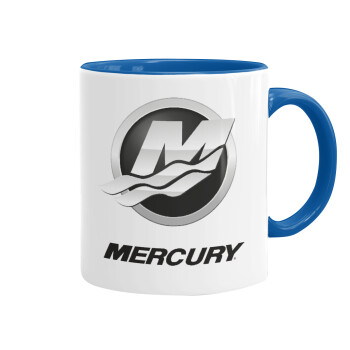 Mercury, Mug colored blue, ceramic, 330ml
