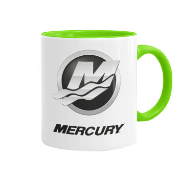 Mercury, Mug colored light green, ceramic, 330ml