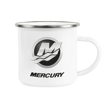 Mercury, Κούπα Μεταλλική εμαγιέ λευκη 360ml