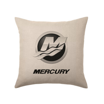 Mercury, Μαξιλάρι καναπέ ΛΙΝΟ 40x40cm περιέχεται το  γέμισμα