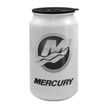 Mercury, Κούπα ταξιδιού μεταλλική με καπάκι (tin-can) 500ml