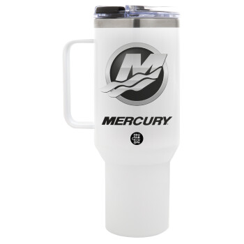 Mercury, Mega Tumbler με καπάκι, διπλού τοιχώματος (θερμό) 1,2L