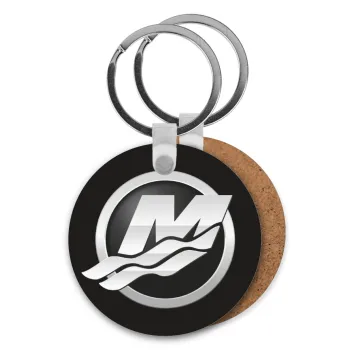 Mercury, Μπρελόκ Ξύλινο στρογγυλό MDF Φ5cm