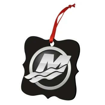 Mercury, Christmas ornament polygon wooden 7.5cm