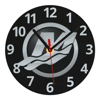 Mercury, Ρολόι τοίχου γυάλινο (20cm)