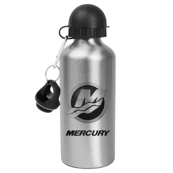 Mercury, Metallic water jug, Silver, aluminum 500ml