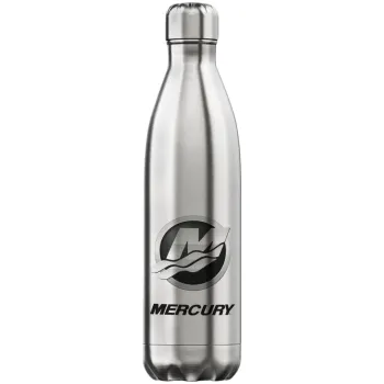 Mercury, Inox (Stainless steel) hot metal mug, double wall, 750ml