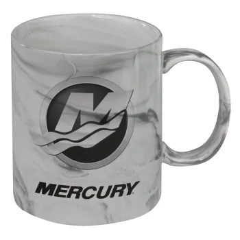 Mercury, Mug ceramic marble style, 330ml
