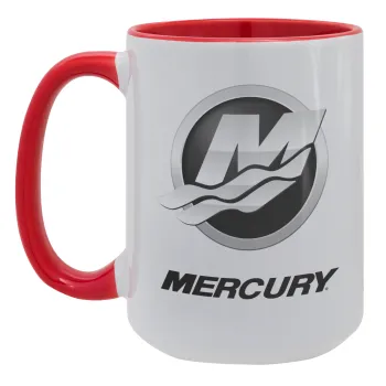 Mercury, Κούπα Mega 15oz, κεραμική Κόκκινη, 450ml