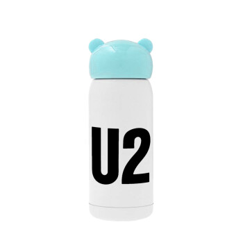 U2 , Γαλάζιο ανοξείδωτο παγούρι θερμό (Stainless steel), 320ml