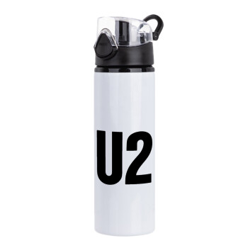 U2 , Μεταλλικό παγούρι νερού με καπάκι ασφαλείας, αλουμινίου 750ml