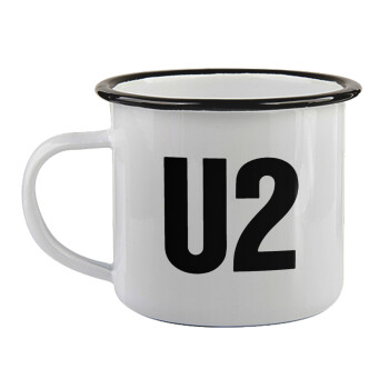 U2 , Κούπα εμαγιέ με μαύρο χείλος 360ml