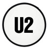 U2 , Βεντάλια υφασμάτινη αναδιπλούμενη με θήκη (20cm)