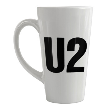 U2 , Κούπα κωνική Latte Μεγάλη, κεραμική, 450ml