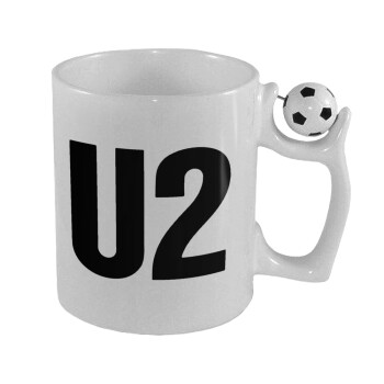U2 , Κούπα με μπάλα ποδασφαίρου , 330ml
