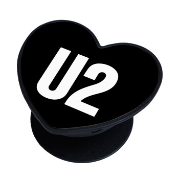 U2 , Phone Holders Stand  καρδιά Μαύρο Βάση Στήριξης Κινητού στο Χέρι