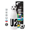 Soccer Metal mug thermos, double wall, 550ml