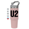 Pink color, 890ml (30oz) stainless Steel Tumbler with Handle