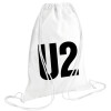 Backpack pouch GYMBAG white (28x40cm)