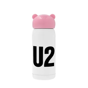 U2 , Ροζ ανοξείδωτο παγούρι θερμό (Stainless steel), 320ml