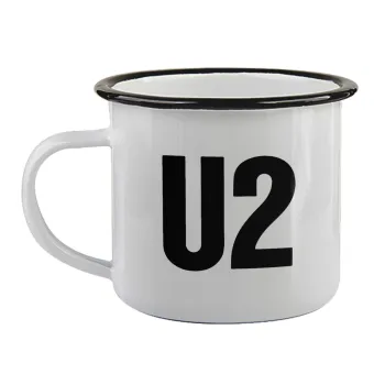 U2 , Κούπα εμαγιέ με μαύρο χείλος 360ml