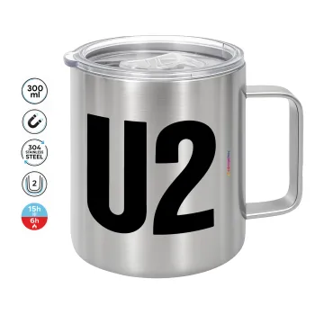 U2 , Mug Stainless steel double wall 300ml