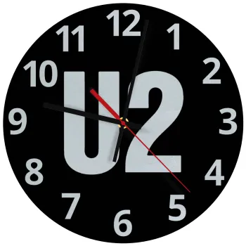 U2 , Ρολόι τοίχου γυάλινο (30cm)