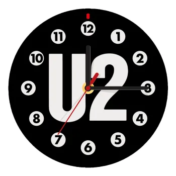 U2 , Wooden wall clock (20cm)