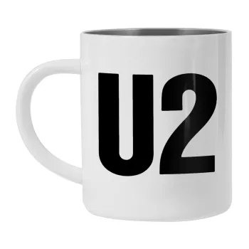 U2 , Mug Stainless steel double wall 300ml
