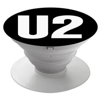 U2 , Phone Holders Stand  White Hand-held Mobile Phone Holder