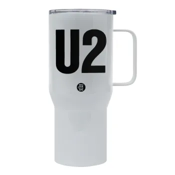 U2 , Mega Stainless steel Tumbler with lid, double wall 750L