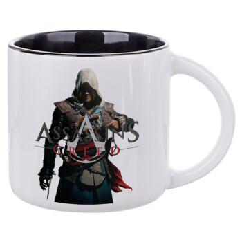 Assassin's Creed, Κούπα κεραμική 400ml Λευκή/Μαύρη