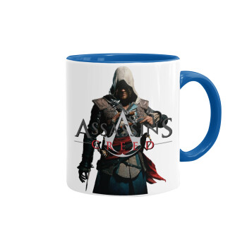 Assassin's Creed, Mug colored blue, ceramic, 330ml