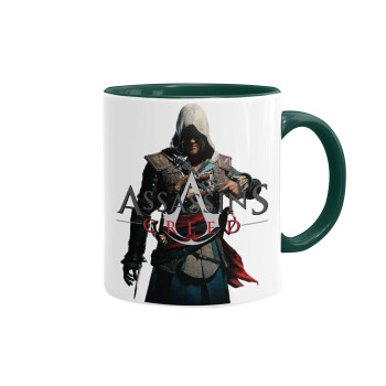 Assassin's Creed, Mug colored green, ceramic, 330ml