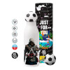 Soccer Metal mug thermos, double wall, 550ml