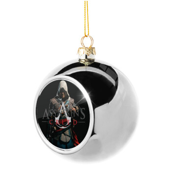 Assassin's Creed, Χριστουγεννιάτικη μπάλα δένδρου Ασημένια 8cm