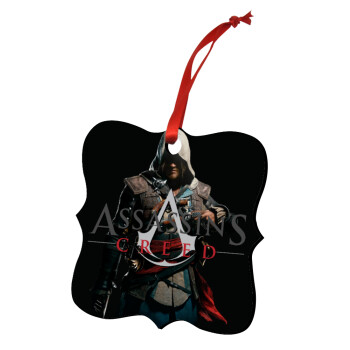 Assassin's Creed, Christmas ornament polygon wooden 7.5cm