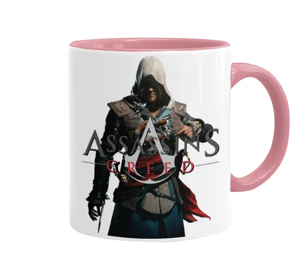 Assassin's Creed — Mug colored pink, ceramic, 330ml