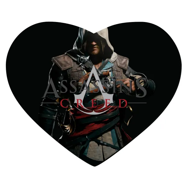 Assassin's Creed — Mousepad heart 23x20cm