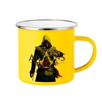 Assassin's Creed, Κούπα Μεταλλική εμαγιέ Κίτρινη 360ml